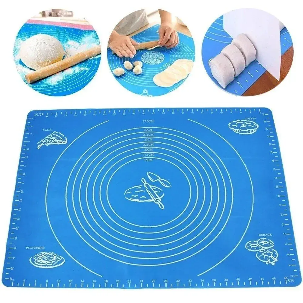 Силиконовый коврик для раскатки теста 30x40 см цвет не выбирается Одесса - изображение 1