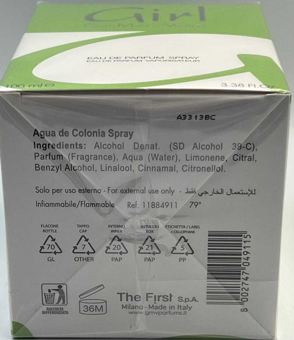 Парфюмерия: Gian Marco Venturi Girl edp 100ml. Оригинал! Киев - изображение 2