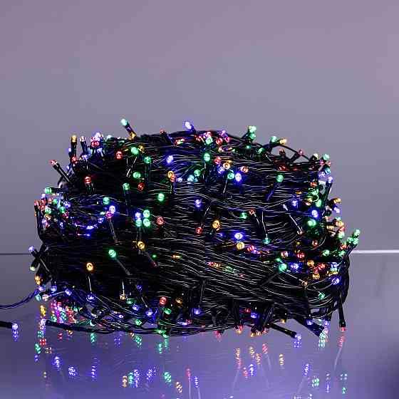Garlando Гірлянда Різдвяна фея вулична 100 (м) 1000 LED чорний провід Мультиколір CF1000L100MBM Коломия