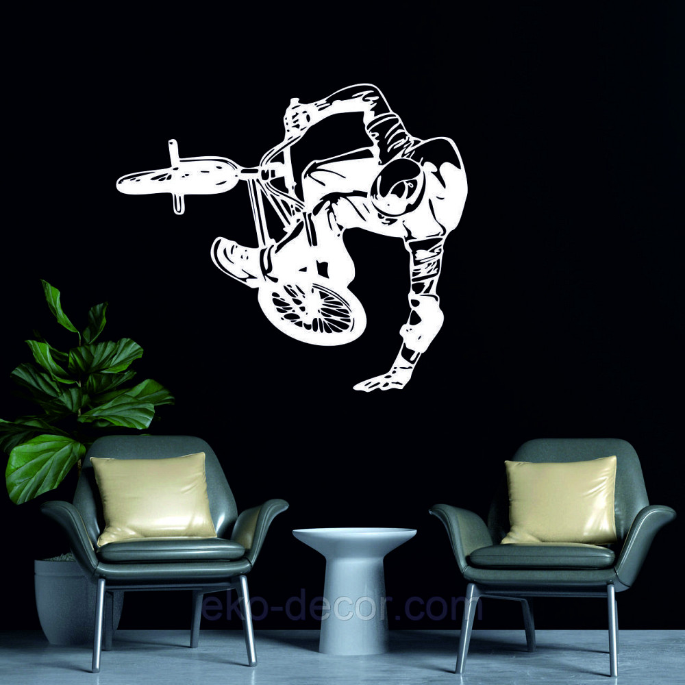 Декоративне настінне Панно «Велофрістайл», Декор на стіну Київ - фото 3