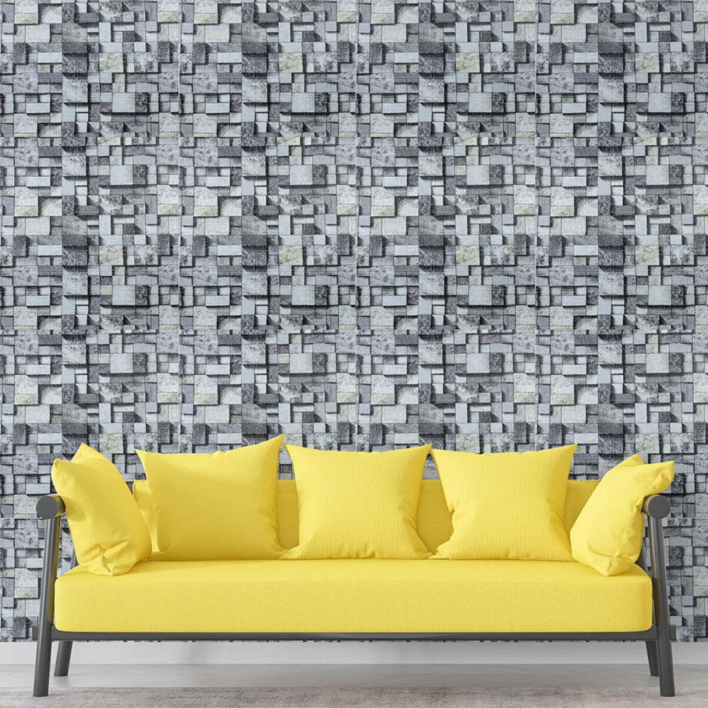 Панель стеновая 700х770х3мм Графитовый кубик SW-00001996 Киев - изображение 5