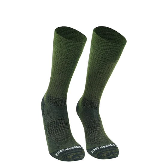 Водонепроницаемые высокие носки Dexshell Terrain Walking 2.0 Socks (Хаки) размер M (39-42) Винница