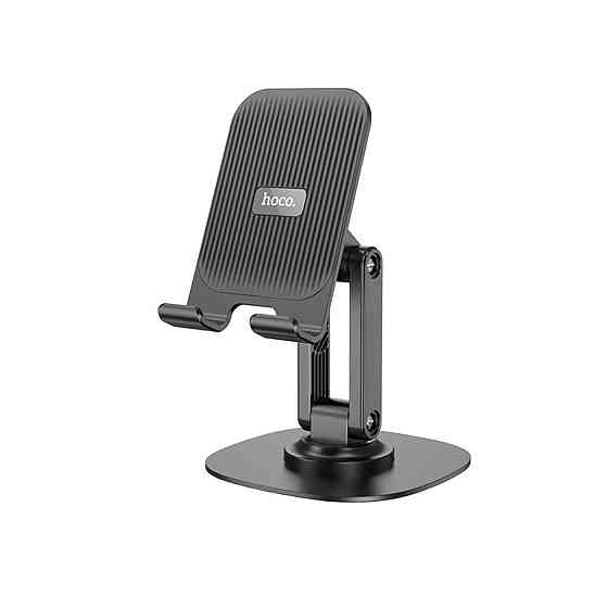 Тримач для мобільного HOCO HD6 Winner dual-axis rotating desktop stand Black (6942007602372 ) Київ