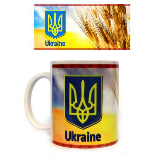 Чашка для чаю Колосок з Гербом України Київ