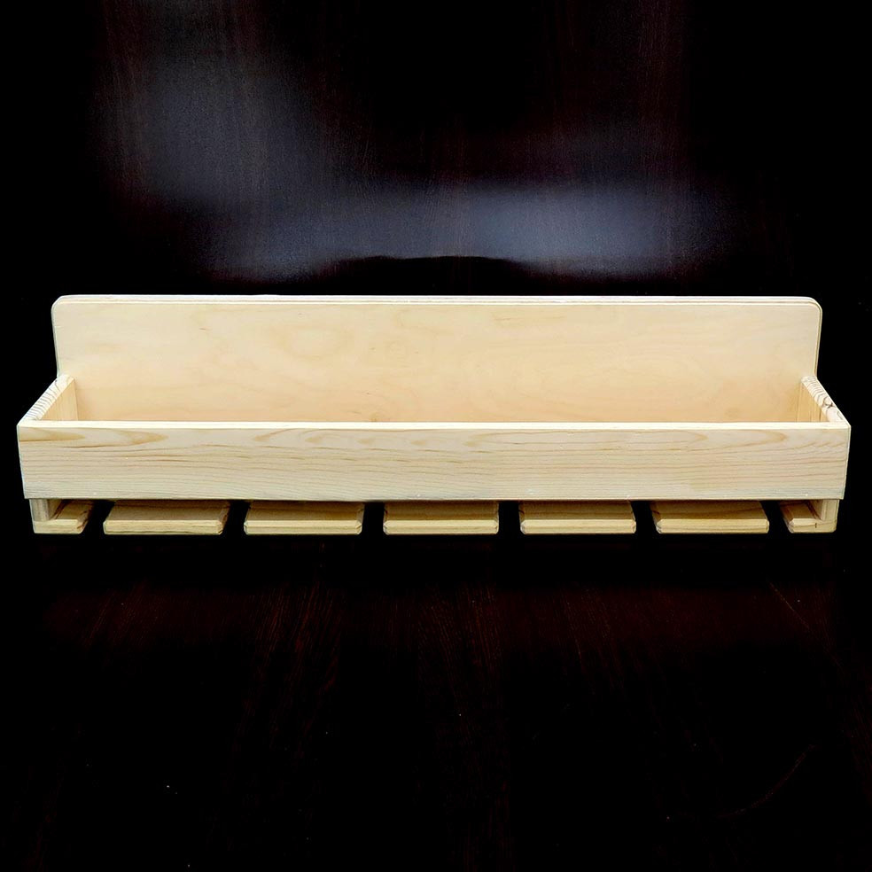 Настенная винная полка 