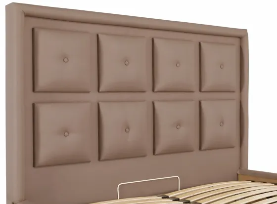 Кровать Двуспальная Windsor Comfort 180 х 190 см Fly 2213 С подъемным механизмом и нишей для белья Светло-коричневый Киев