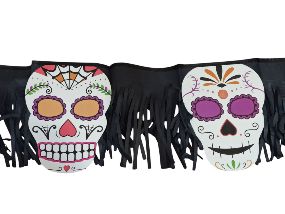 Гірлянда декоративна Череп для Хелловіна 200 м різнокольоровий Київ - фото 7