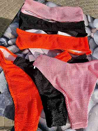 Купальник жіночий роздільний жатка Чорний L Харків