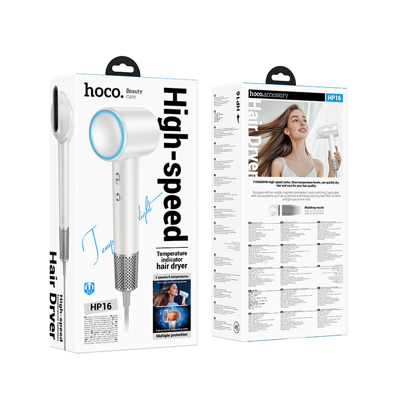 Фен HOCO HP16 High speed hair dryer(EU) White Київ - фото 5