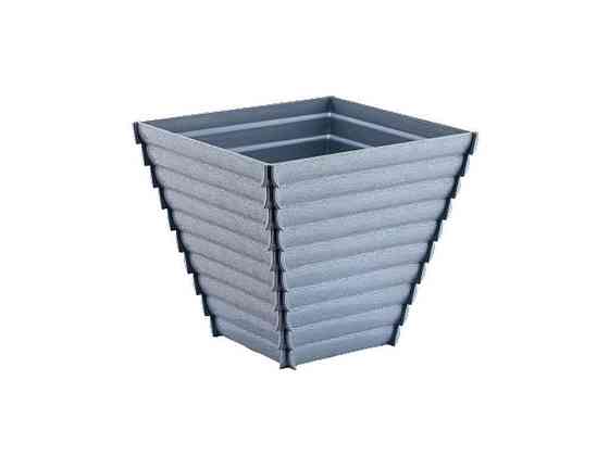 Горщик для квітів WOODEN (мікс) 2,3л ТМ ALYA PLASTIK Київ