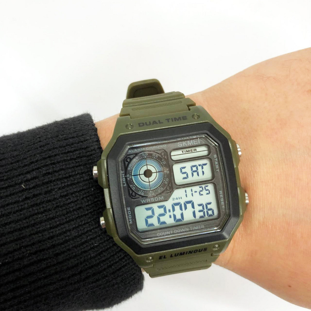 Захисні тактичні годинники SKMEI, Годинники туристичні для виживання Військові тактичні HQ-12 Львів - фото 6