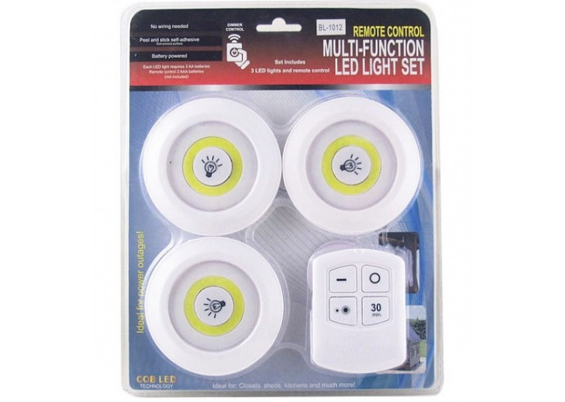 Комплект світлодіодних LED ламп BL-1012 COB 7477 з пультом Винница - изображение 2