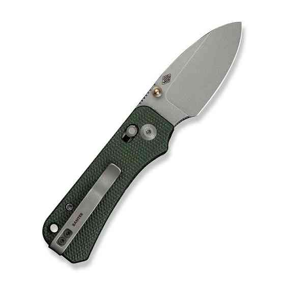 Ніж складаний кишеньковий Civivi Baby Banter 2, (5.9 см) Nitro-V / Micarta темно-зелений Київ
