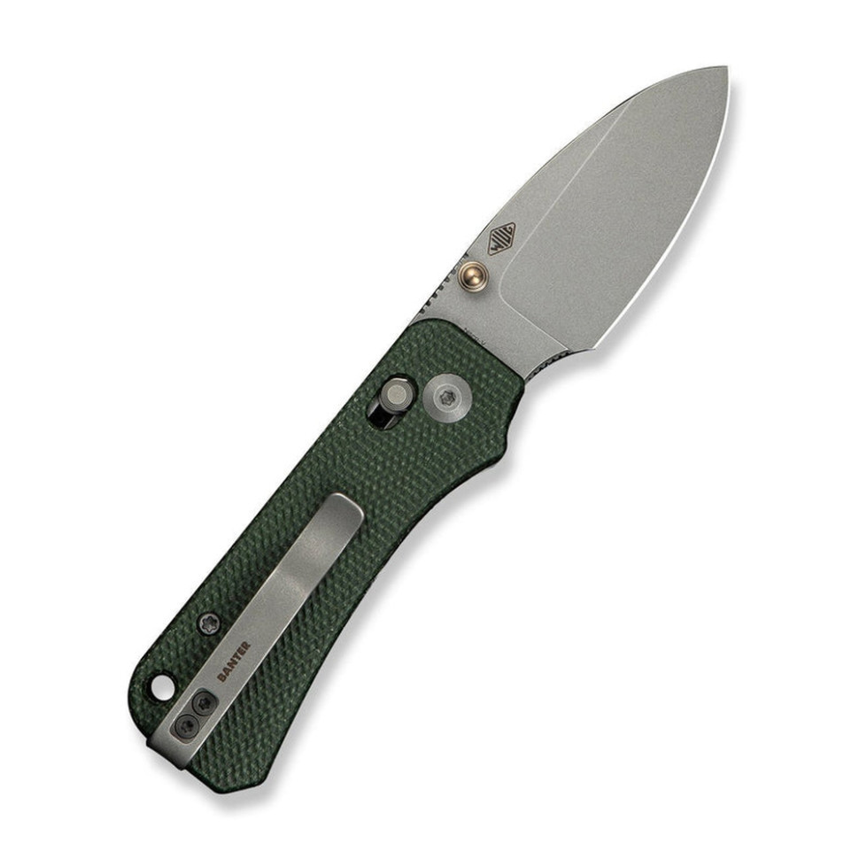 Ніж складаний кишеньковий Civivi Baby Banter 2, (5.9 см) Nitro-V / Micarta темно-зелений Київ - фото 2