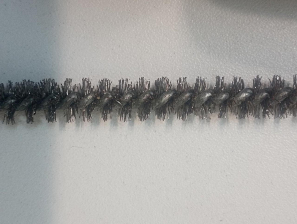 Йоржик дротяний жорсткий N608 з різьбою М6 загальною довжиною 150мм довжиною йоржика 100мм діаметром 8мм 8 Київ - фото 2