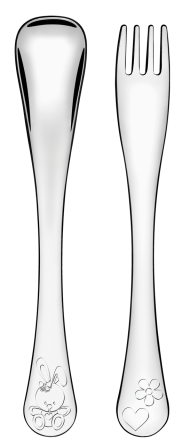 Дитячий набір столових приборів Tramontina Baby Le Petit pink, 2 предмети (6210086) Київ