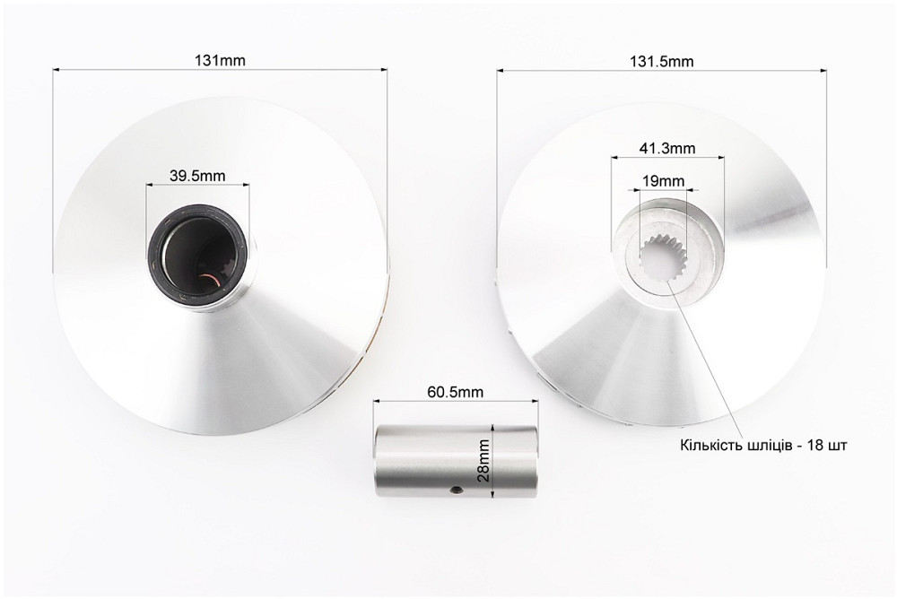 Варіатор передній к-кт Yamaha MAJESTY 250 + втулка, крильчатка Київ - фото 3