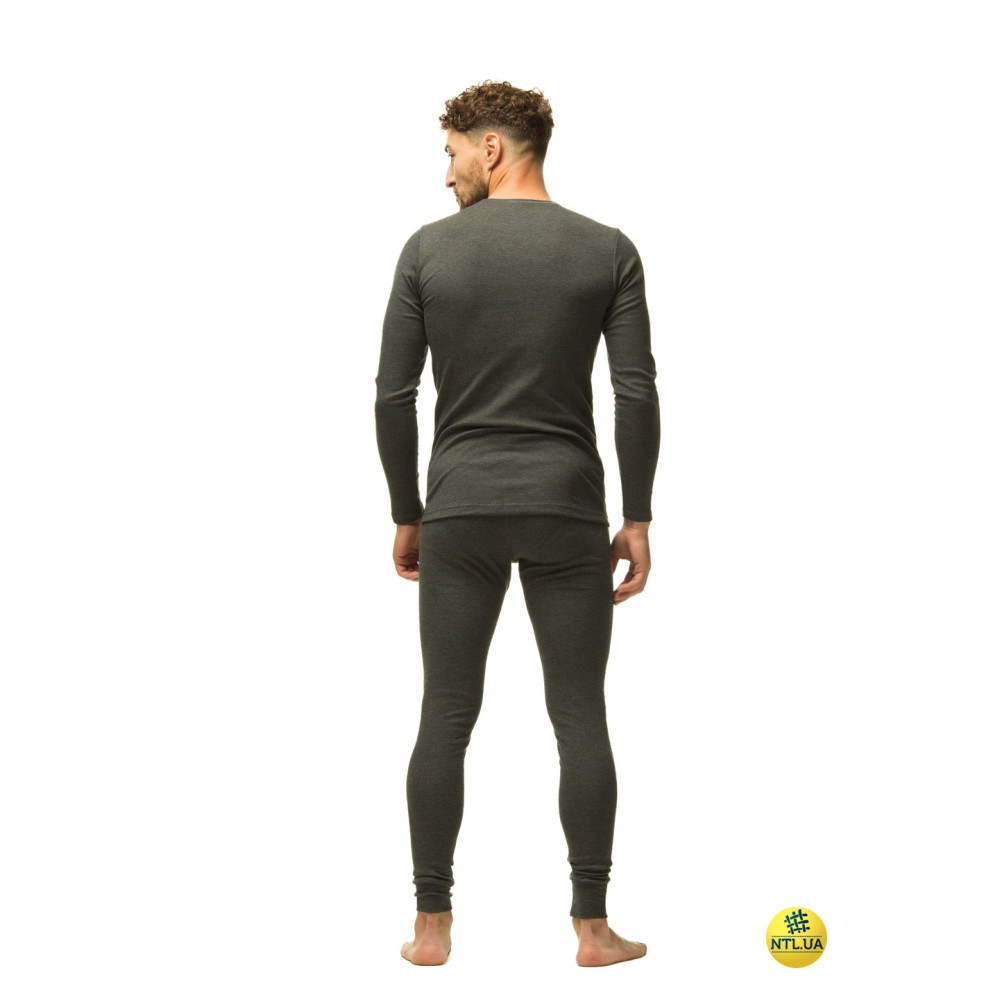 Комплект чоловічої термобілизни з утепленням, лонгслів і підштанники з манжетами Наталюкс 98-1608 Київ - фото 3