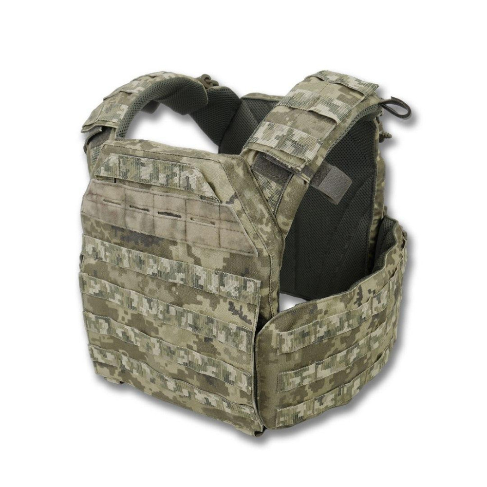 Мужская плитоноска пиксель тактическая плитоноска с быстрым сбросом разгрузочный жилет для зсу   WAR Львов - изображение 3