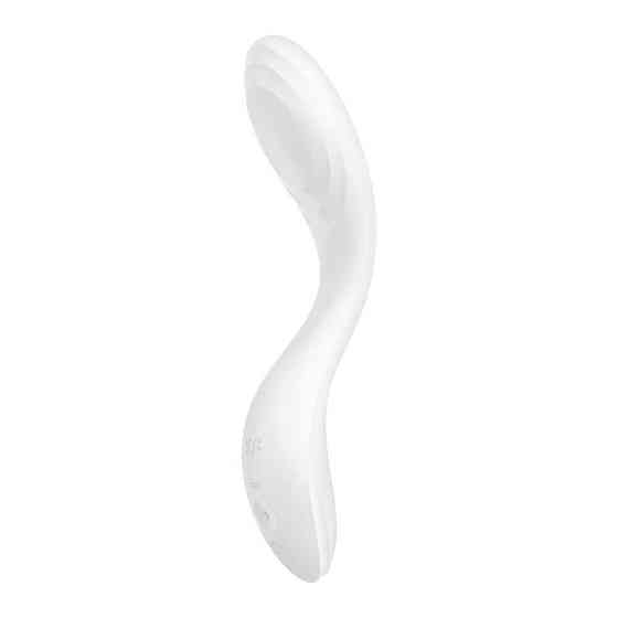 Вибратор с подвижным шариком Satisfyer Rrrolling Pleasure для точечной стимуляции точки G, белый Sex Aura Киев