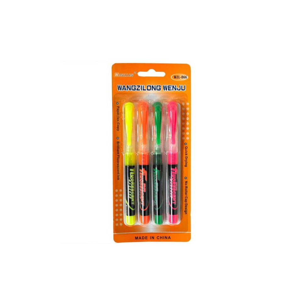 Текстовиділювачі 4 кольори 866-4 ширина лінії 1-4 мм Вінниця - фото 1