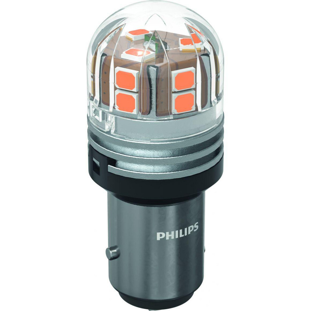 Комплект світлодіодних ламп PHILIPS 11499AU70X2 PY21/5W LED Ultinon Pro7000 BAY15d AMBER 12/24V Харків - фото 2