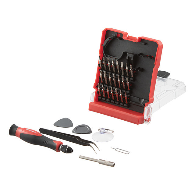 Викрутка прецизійна з комплектом насадок, 29 од., Cr-V INTERTOOL VT-3336 Київ - фото 9