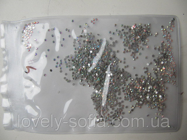 Стрази Swarovski crystal AB (Aurora Borealis), SS 10 (1400 шт) Київ - фото 4