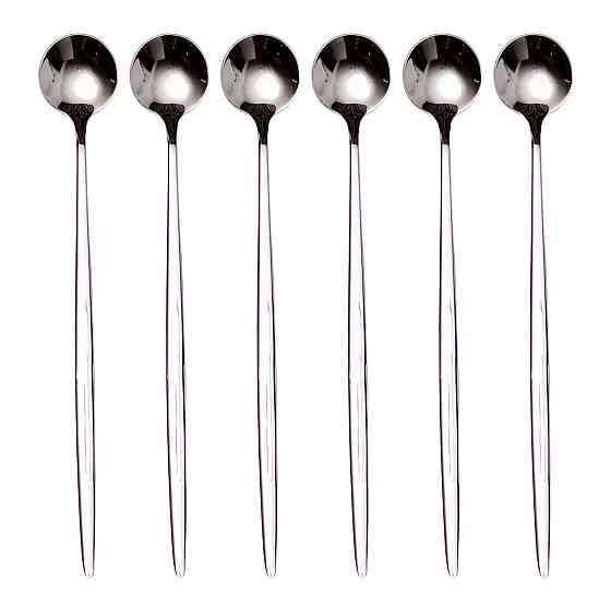 Ding Lanfang Набір десертних ложок 6 штук нержавіючої сталі 20.5 (см) Срібло HP-8-32 Коломия