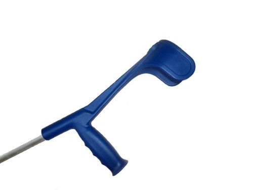 Подлокотный костыль Ossenberg Klassiker 230 DSK Extra Strong мягкая рукоятка синий Днепр - изображение 2