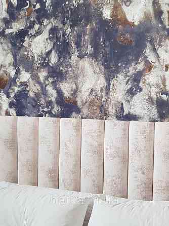 Обои виниловые на флизелине метровые Sintra Edelina абстракция космос черные серые золотистые структурные 3д Киев