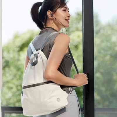 Рюкзак туристичний Xiaomi RunMi 90 Points Lightweight Urban Drawstring Backpack White (6972125146168) Вінниця