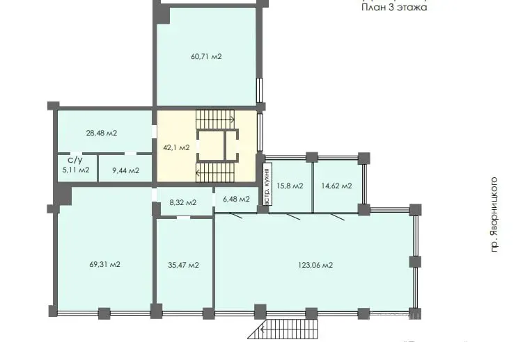 Нове Оренда великого офісу в центрі міста. 0-3 поверх, окремий вхід, свій заїзд. Розкішний ремонт, кондиціонери, вентиляція, Своя система опалення Дніпро - фото 19