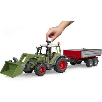 Спецтехніка Bruder Трактор Fendt Vario 211 з переднім навантажувачем та причепом (02182) Вінниця