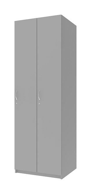 Шафка в роздягальню на 2-і секції Doros 60х52х180 Сірий (DRS-011221) Дніпро - фото 2