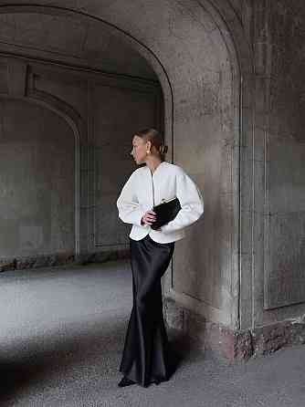 Жіноча розкішна спідниця довжини максі королівський шовк Одеса