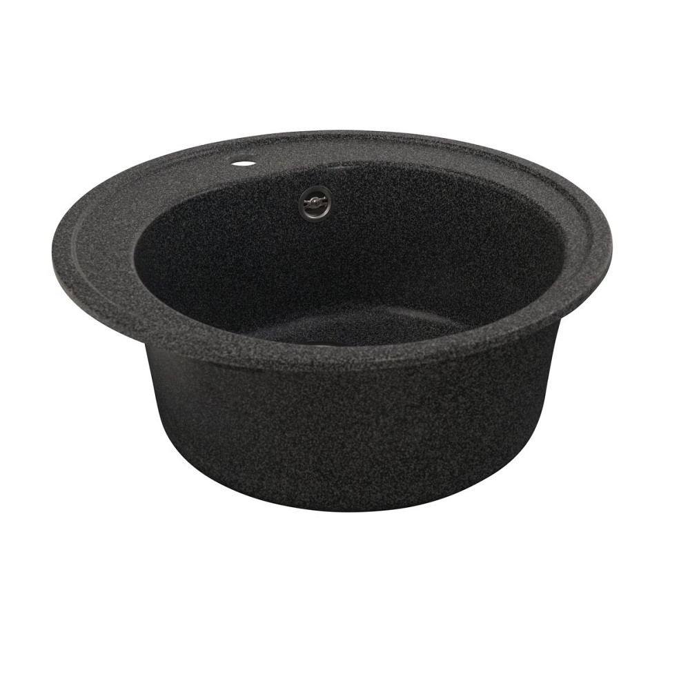 VALESO Гранітна мийка для кухні VALESO LUNA 510 матова Графіт Коломия - фото 12