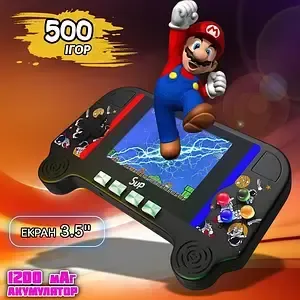 Портативная игровая консоль sup wide F3, 3,5 дюймов, 500 игр 16/8-битная игровая консоль-рокер Коломыя - изображение 2