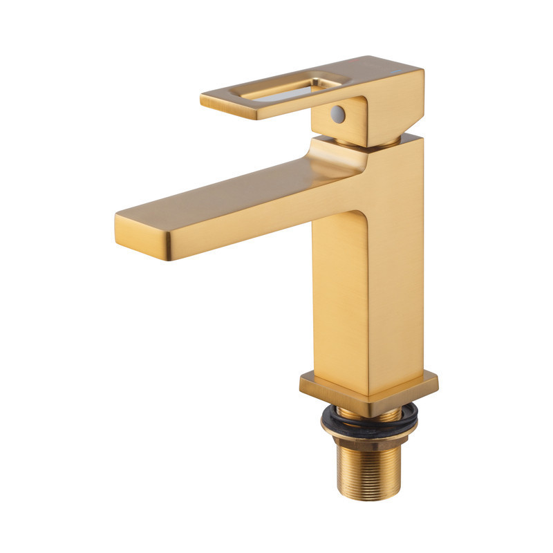 Змішувач для умивальника Haiba KANT 001 BRUSHED GOLD   ( HB9605 ) 39839 Харків - фото 5