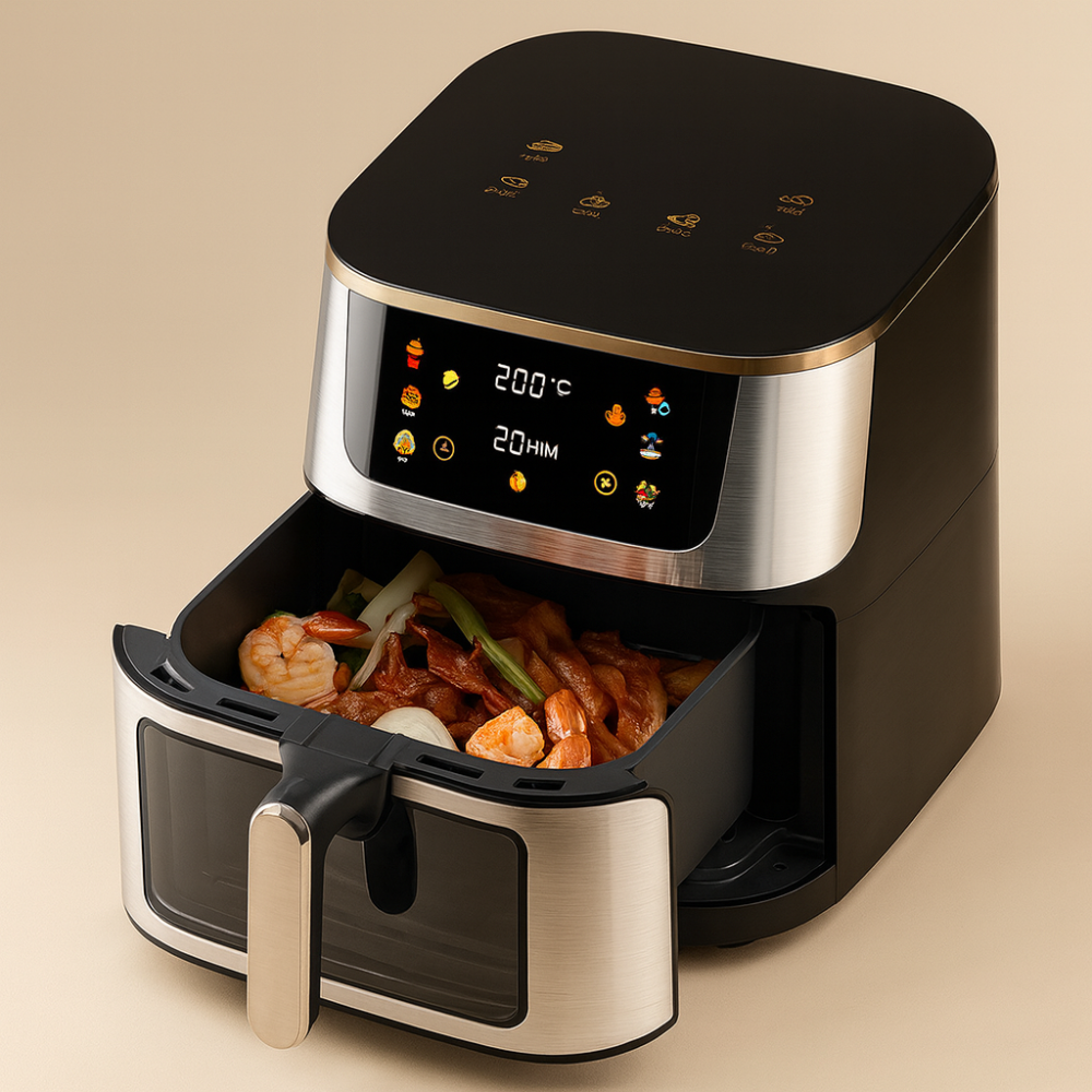 Аэрофритюрница 10л, 4200Вт, TK00247 / Аэрогриль / Мультипечь / Фритюрница безмаслянная Киев - изображение 8