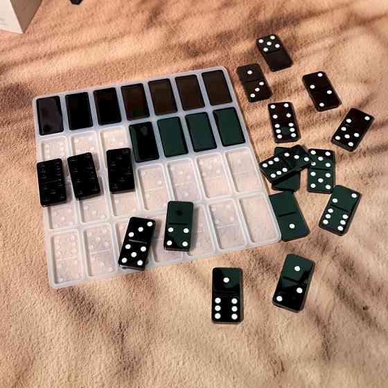 Молд силиконовый Домино 21 на 20 см серый Киев