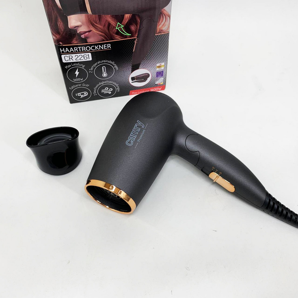 Функціональний професійний фен Camry CR 2261 1200Вт, Фен-стайлер для сушіння волосся FR-90 Львів - фото 8