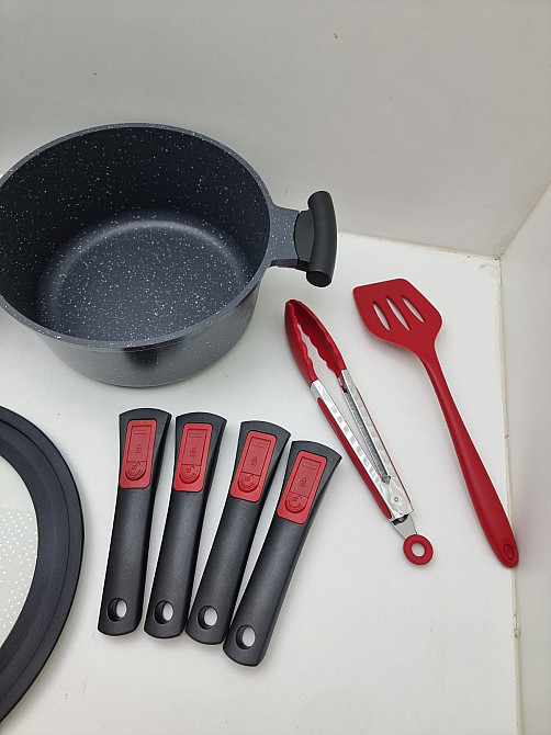 Набір з 5 каструль і сковорідок з антипригарним покриттям Луцьк - фото 8