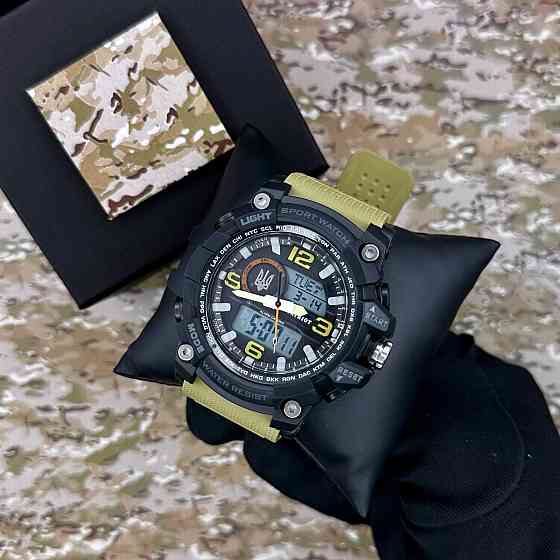 Patriot 012BKKHUASI Тризуб срібло Чорні з хакі. + Коробка SBR Київ