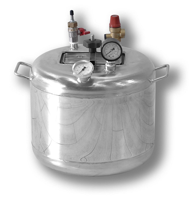 Автоклав бытовой Гуд-8 на 8 банок, нержавеющая сталь, домашний для консервирования Киев - изображение 1