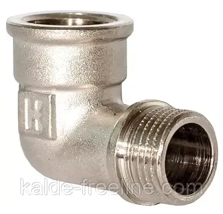 Кутник латунний 3/4" П-М (нікель) Харків - фото 1