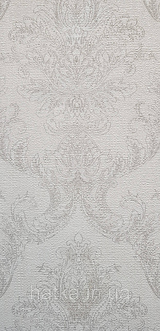 Обои винил на флизелине Rasch Golden Hour метровые вензель завитки коричневые светло серые серебро на белом Киев - изображение 1