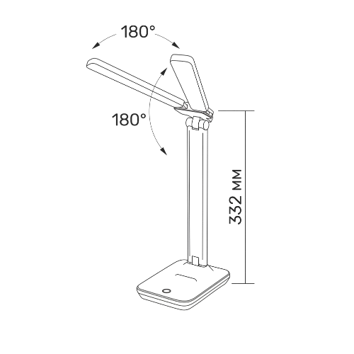 Лампа настільна LED 7W 2700-6000К 220V з акумулятором TLTF-010W Titanum Житомир - фото 6