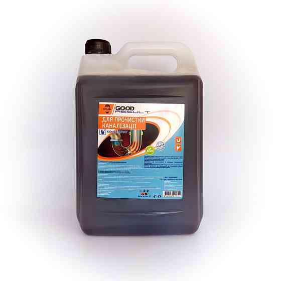 Концентрований засіб для очищення каналізаційних труб GOOD RESULT 5л/каністра Павлоград