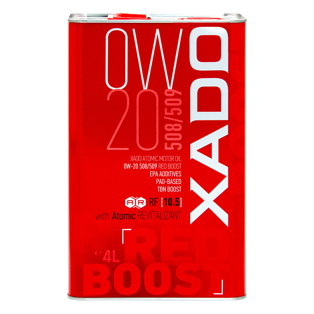 Моторне масло Xado Atomic Oil Red Boost 0W-20 4л Львів - фото 1